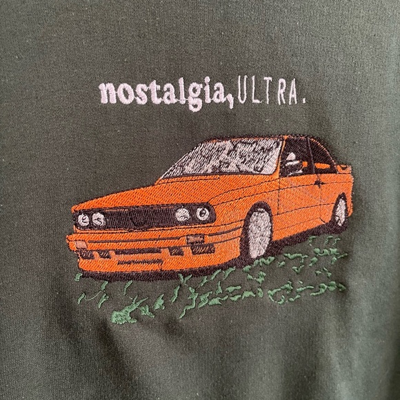 Frank Ocean’s Nostalgia, Ultra Album Cover Hoodie - Dark Green - Men’s Large - Picture 3 of 5
